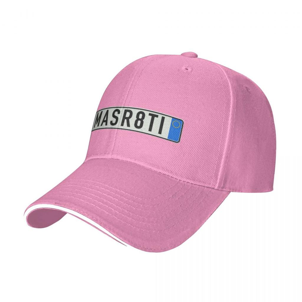 MASR8TI Italienisches Kennzeichen Euro-Stil Maserati Baseballkappe Sonnenhut Wanderhut Schirmmützen Für Damen Herren