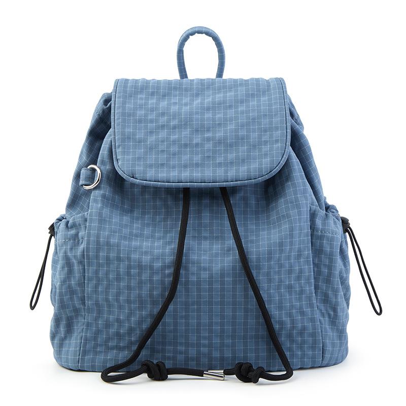 Fashion Plaid Retro Backpack Niche New Commuter Leisure Large Capacity Versatile Lightweight Backpack Schoolbag