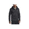 Nike Camouflage Print Logo Hooded Zip Jacket Men Jackets Black 890573-060