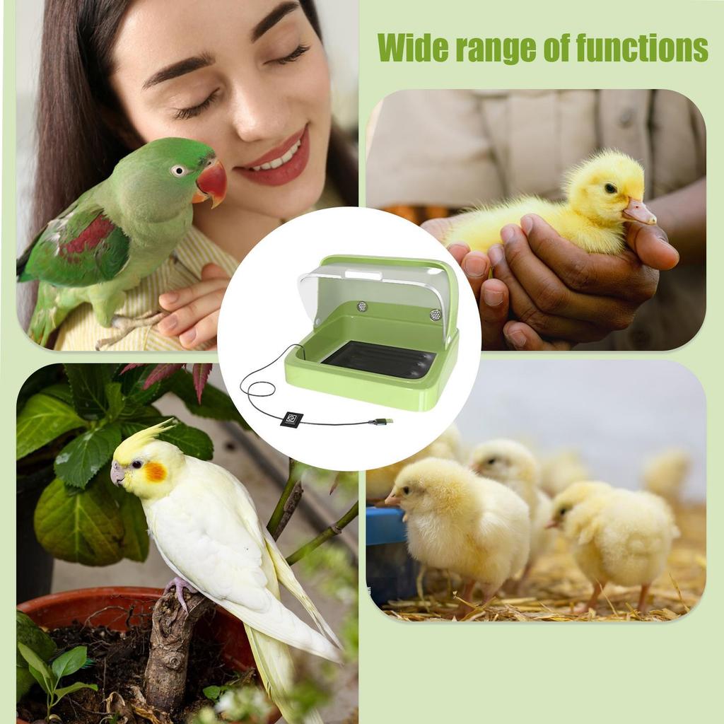 Baby Chick Brooder Bird Incubator Chick Warmer hand raised parrot breathable visual incubator Poultry Habitat Supplies
