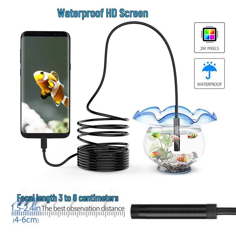 Type C HD Waterproof USB Endoscope Camera for Pipe Inspection and Auto Repair