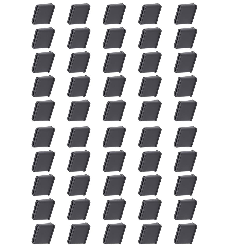 50PCS Folding Drip Tape Row Ends Plastic Drip Tape End Closure Connectors for 5 8 Inch Drip Tape Irrigation System