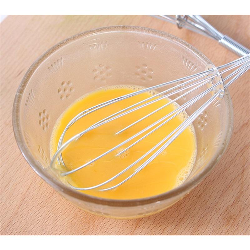 Stainless Steel Manual Egg Whisk, Kitchen Baking Cream Egg Beater Mixing Stirring Tool