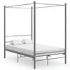 Day and Night - Day and Night Canopy Bed Frame Without Mattress Metal Grey 120x200 Cm