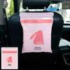 15PCS Car Leak-proof Vomiting Garbage Bag Portable Self-adhesive Garbage Cleaning Storage Bag