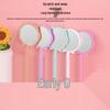 Rose Flower Handheld Makeup Mirror: Single-Sided, HD Surface, Portable Handle Mirror for Beauty Salons
