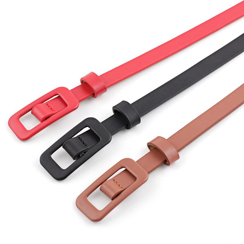 Womens Versatile Stylish Skinny Belt In Trendy Colors For Dresses And Outfits