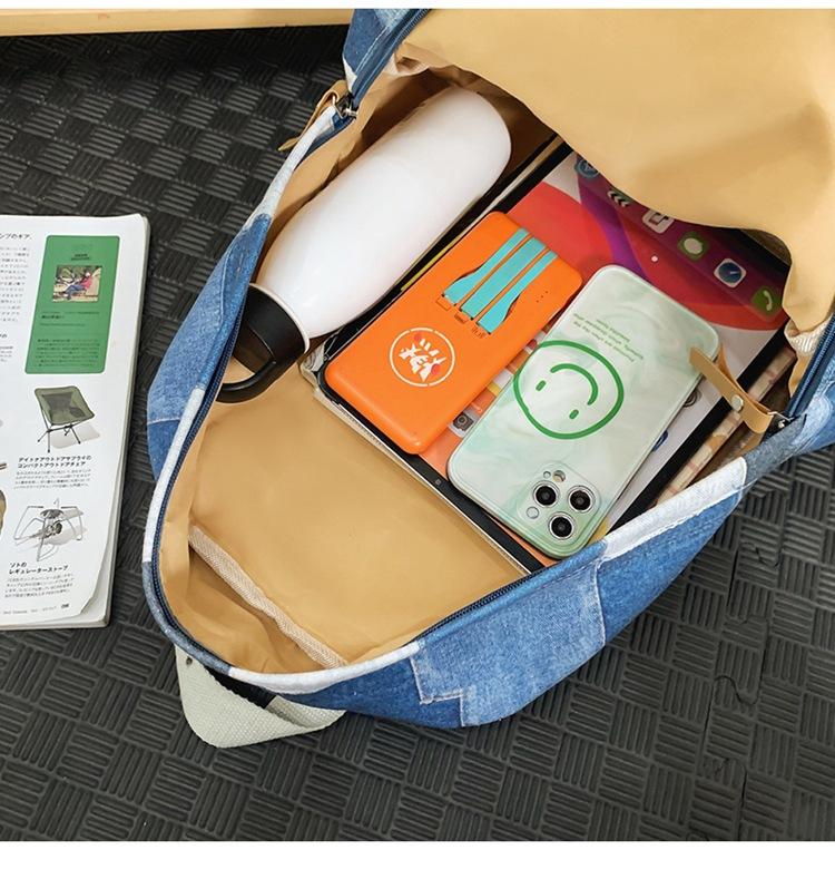 Large-capacity new middle school schoolbag, junior high school backpack, boys' casual versatile college student computer bag, women