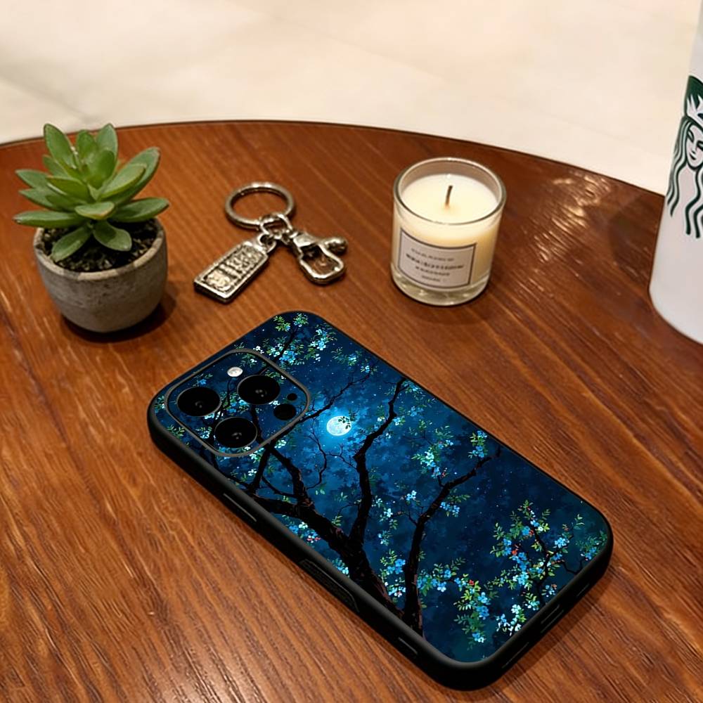 

Atmospheric Phone Case For iPhone 17, 16,15,14,13,12,11 Plus,Pro Max, Others Soft Black Cover iPhoneXsMax