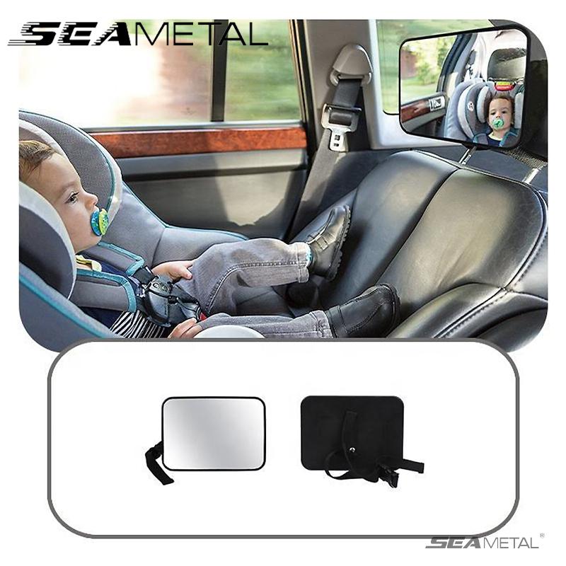 SEAMETAL Car Rear Seat Baby Mirror Adjustable Wide Angle Seat Safety Rearview Observation Mirror Car Baby/Child Interior Mirror Interior Mirrors6