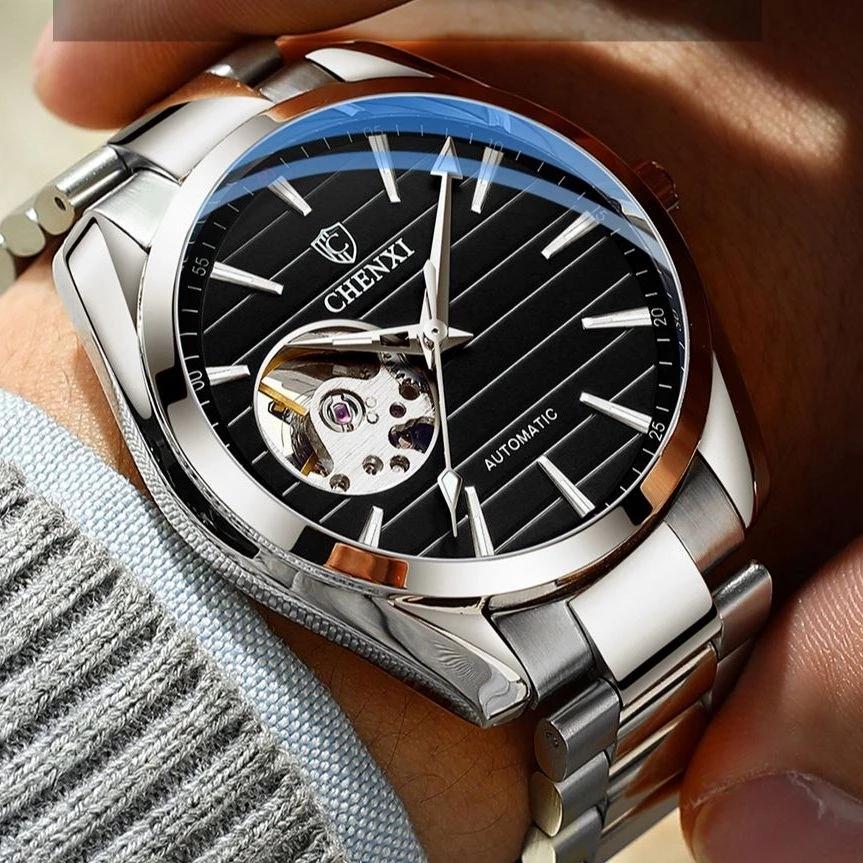 CHENXI 8806 2024 Top Brand Men Watch Luxury Automatic Mechanical Waterproof Relog Chenxi Dorado Business Wrist Watch