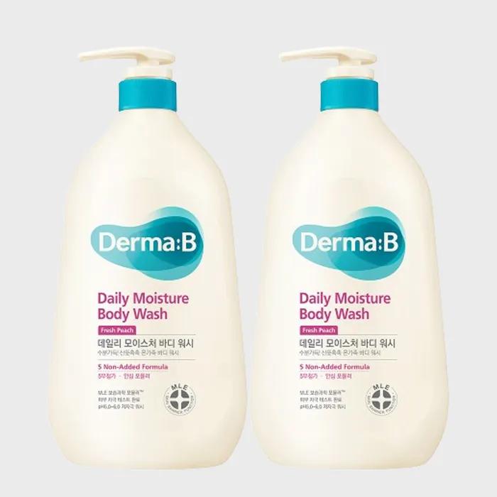 

Dermabee Daily Moisture Large Capacity Body Wash (Fresh Peach) 880ml 1+1