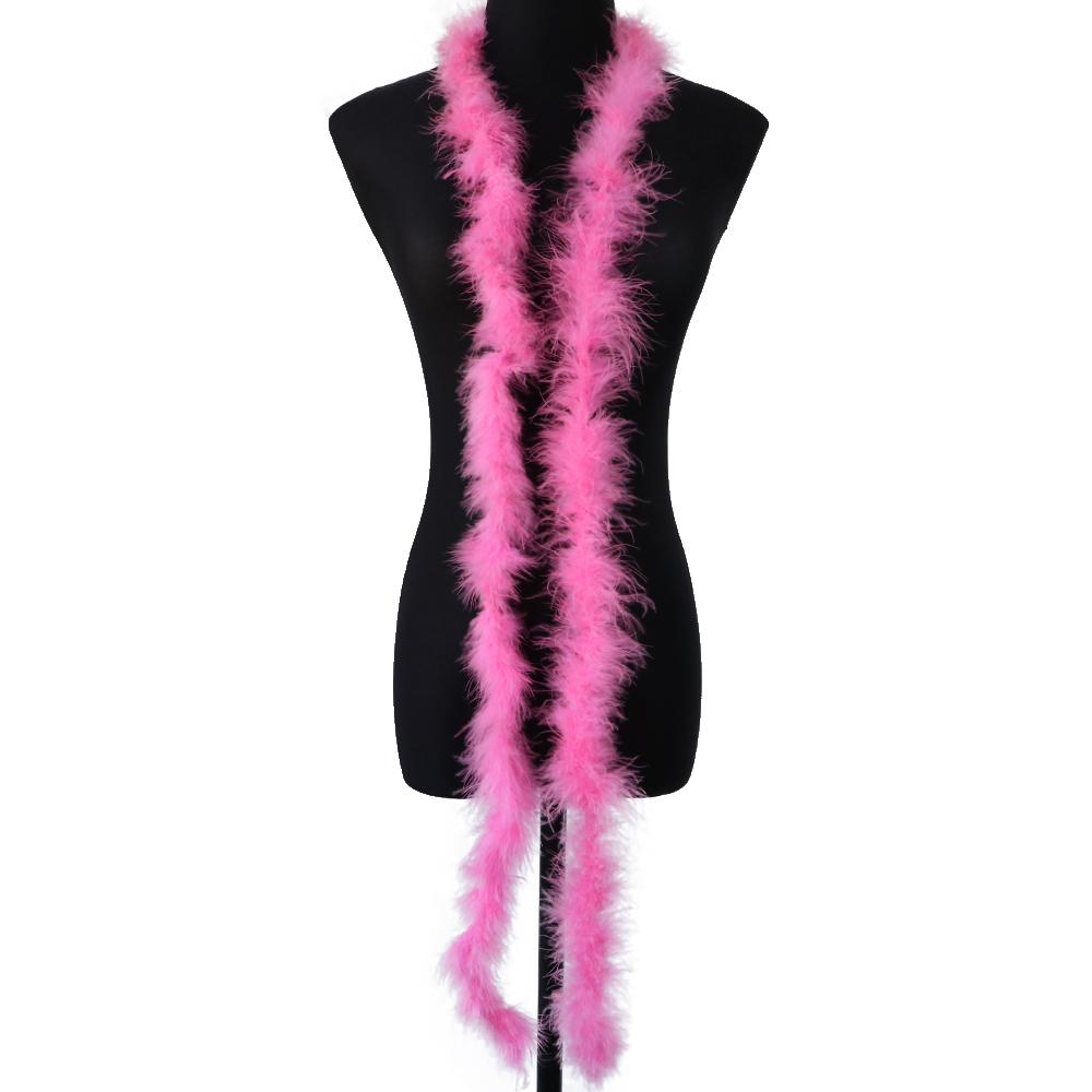 DIY 11G Marabou Feathers Boa For Shaw 2 Meters Turkey Plumes Frigne For DIY Wedding Dress Clothing Shawl Decoration Sewing Crafts