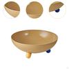 Fruit Bowl Decorative Modern Stylish Dessert Display Plate Round Footed for Living Room