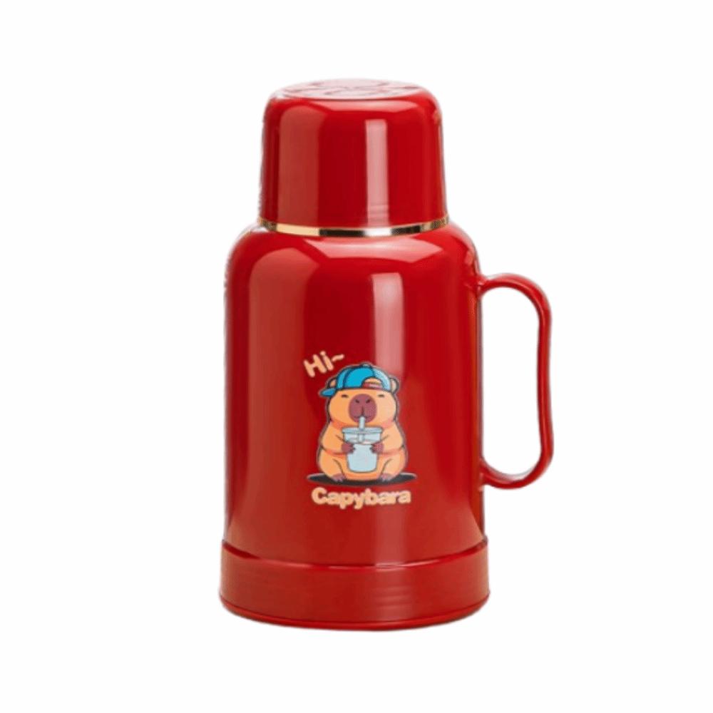 Cartoon Anime Cartoon Isolierter Wasserkocher 1000ML Doppelwandiger Heißwasserspender Verdickt Große Kapazität