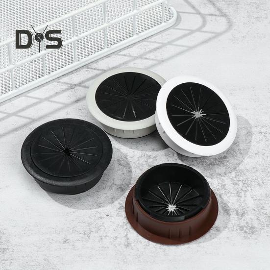 60MM Desk Cable Grommet Petal-Shaped Buckle Wire Hole Cover Home Office Desk Computer PC Cord Management Protection Round Cover Cable Organizer