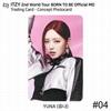 ITZY Il 2° tour mondiale è nato per essere la carta fotografica ufficiale MD Trading Card Yeji Ryujin