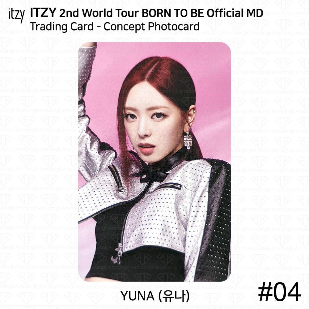 ITZY Il 2° tour mondiale è nato per essere la carta fotografica ufficiale MD Trading Card Yeji Ryujin