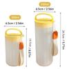 1Pcs Portable Plastic Water Bottle with Handle Leak Proof Heat Resistant Tumbler Travel Sport Drinking Cup for Kids Students