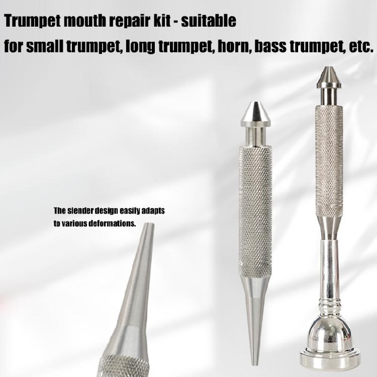 Portable Brass Instrument Repair Device For Dent Removal Alloy Musician Mouthpiece Reshaping Tool Practice Essential Accessory