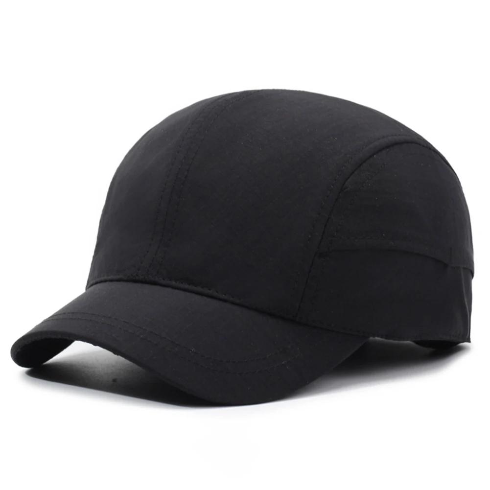 Soft-Top Lightweight Short-Brim Cap New Summer Breathable Quick-Drying Duckbill Baseball Hat Unisex Men Women