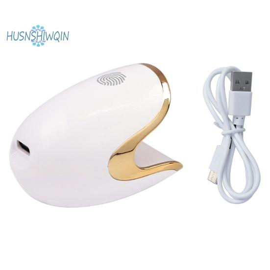 Portable Gel UV Nail Dryer - 3 LEDs, Soft Lighting, No Dazzling LED Nail Lamp for Quick Bake Dry Nail Polish