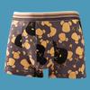 Men's Cartoon Summer Flat-Leg Antibacterial Briefs - Trendy Personality Four-Corner Shorts