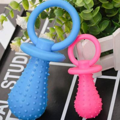 Dog Bite Training Dog Toys Molar Tooth Cleaning Toy Pet Mini Nipple Toys Small Toy Pacifiers