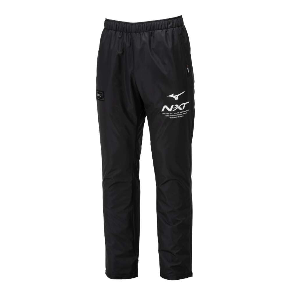 Mizuno Breath Thermo Training Warmer and 32JFB740 N-XT Pants, Moisture-Wicking, Water-Repellent, Windproof, Black,