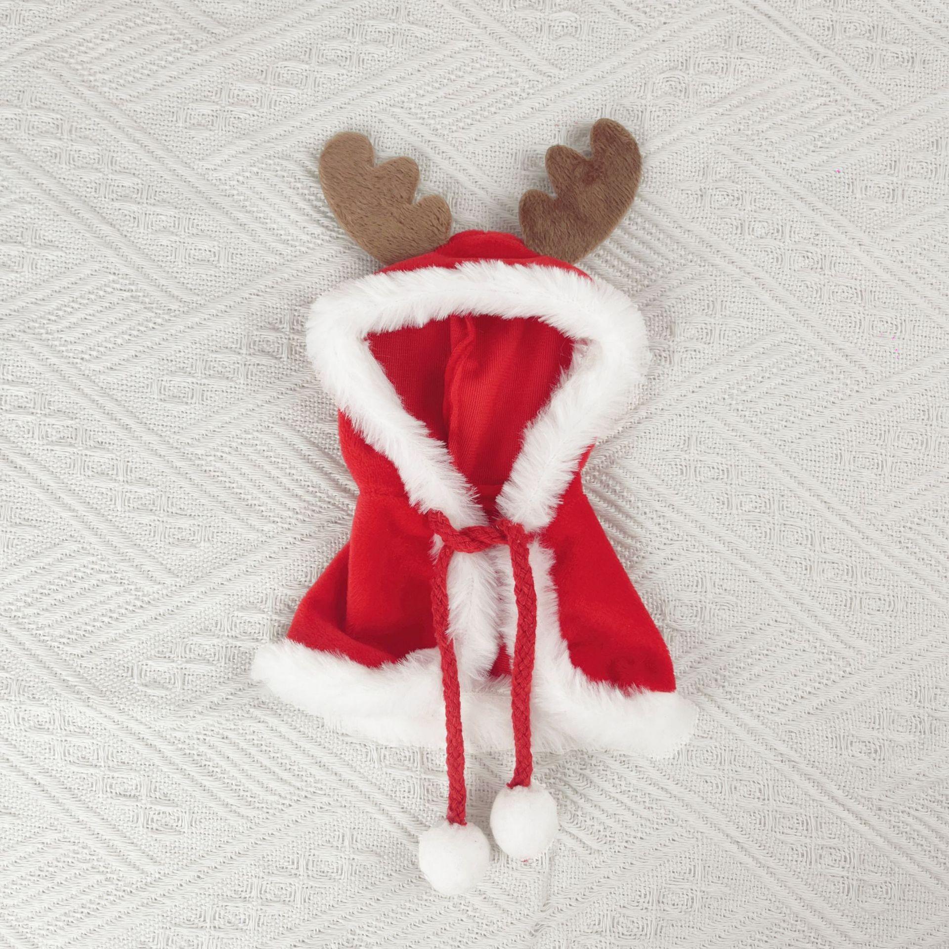 

Labubu doll clothes, vinyl blind box pendant, cute Christmas Santa Claus clothing accessories, clothes only Christmas Reindeer Antler