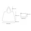 Sac à bandoulière pliable élégant Grande capacité Sac à bandoulière portable pour femmes, Sac fourre-tout de shopping avec plusieurs motifs disponibles