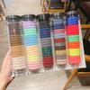 20 Canned High-Elastic Rubber Bands, Hair Rings, Women'S Spring And Autumn Simple Hair Ropes, Rubber Bands, Japanese Headbands, Hair Accessories