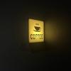 Creative Coffee Shop Fridge Magnet Cute Cat Model Three-Dimensional Bar Luminous Light Boxes Ornament Miniature