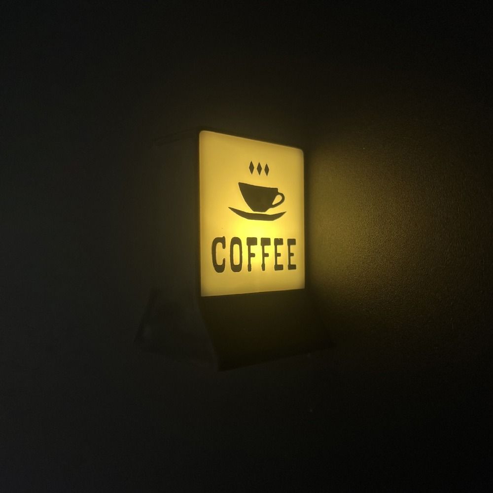 Creative Coffee Shop Fridge Magnet Cute Cat Model Three-Dimensional Bar Luminous Light Boxes Ornament Miniature