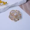 Luxury Korean Sparkling Diamond Brooch Corsage – Simple, Fashionable Jewelry Pin