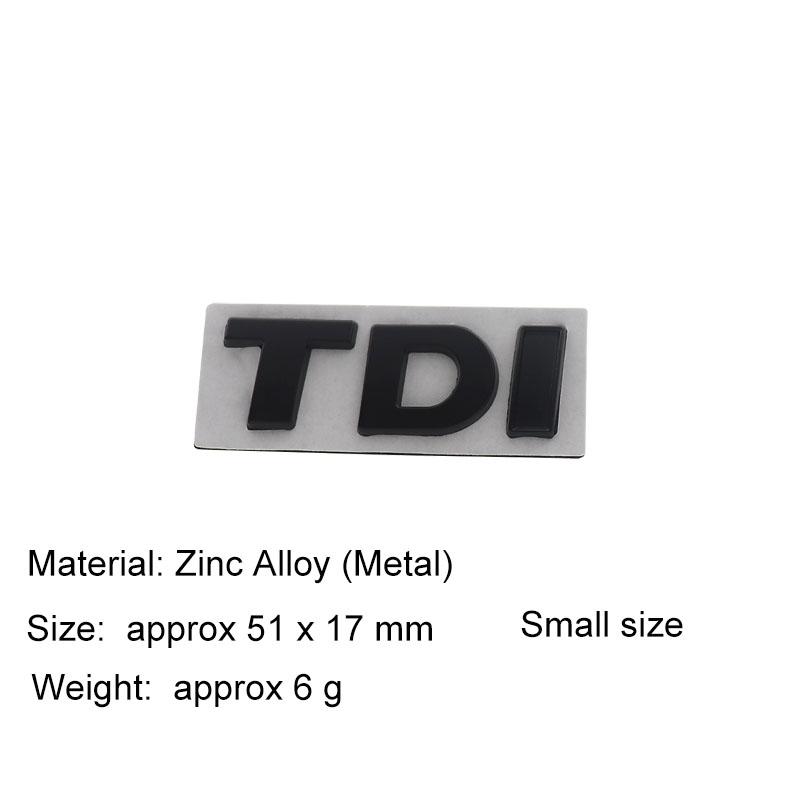 3D Premium Turbo Direct Injection TDI for car Hood Fender trunk Rear Bonnet Nameplate Decal Emblem Badge Sticker