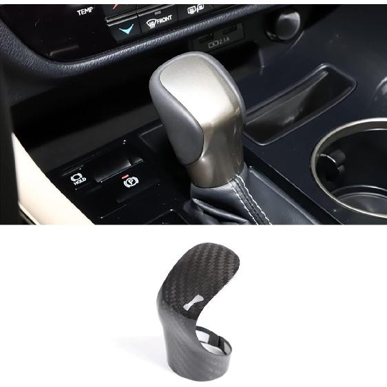 Real Carbon Fiber Interior Accessories Car Gear Shift Knob Head Cover Protective Decorative Fit for Lexus is ES NX GS (Carbon Fiber Black) углеродного волокна черного