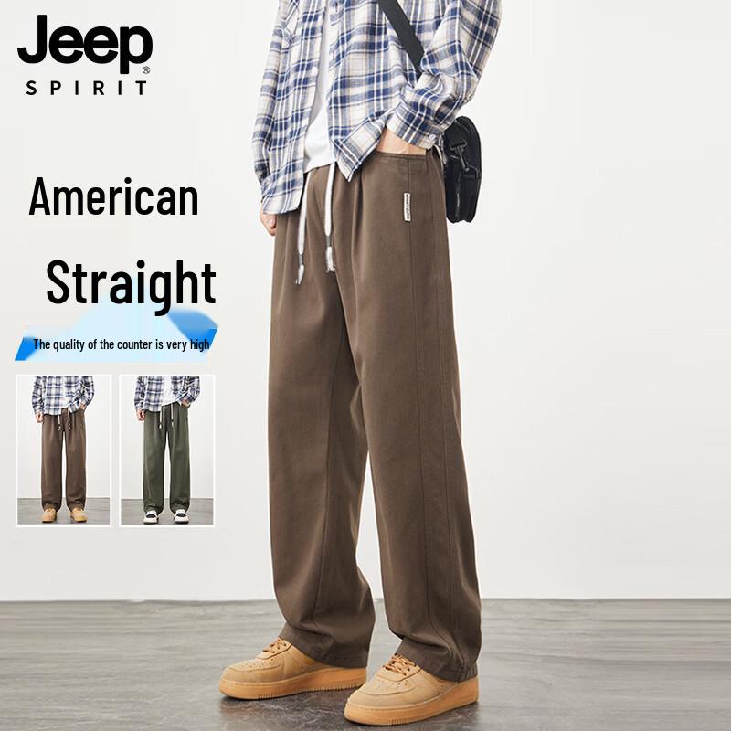 JEEP SPIRIT Men s Straight-Leg Casual Cargo Pants XXL