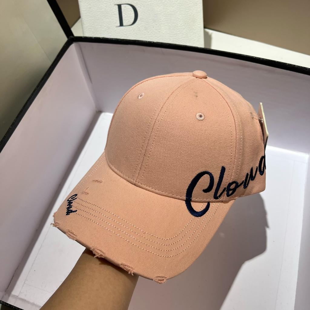 Vintage Letter Embroidery Baseball Cap Adjustable Big Head Outdoor Sports Hiking Hip-Hop Hat Versatile Fashion Snapback Sun Hats