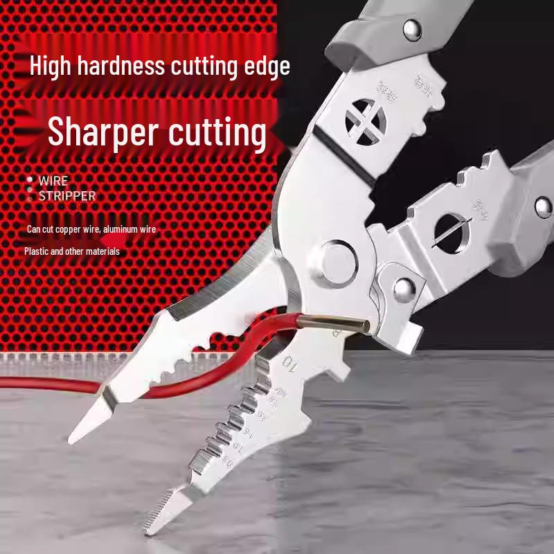 2.5mm Electrician's Multi-Tool: Wire Stripper, Crimper & Cutter