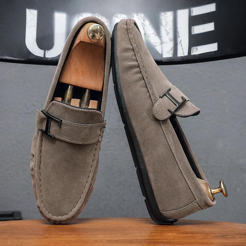 Casual Shoes for Men Comfortable Men's Loafers Business Male Formal Shoes 2025 Slip-on Men Flats Lightweight Men's Driving Shoes
