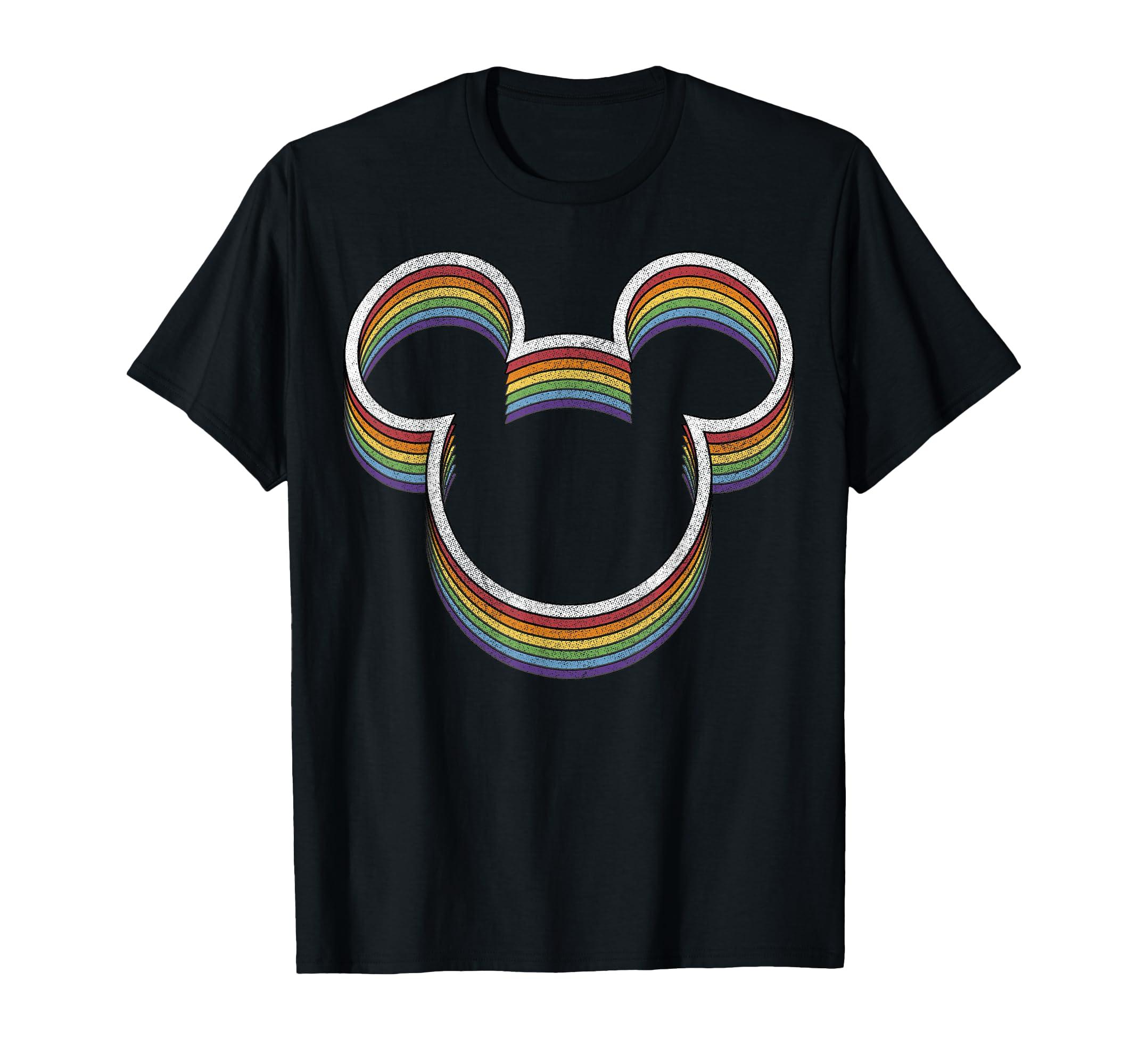 Disney Mickey Friends Rainbow Year & T-Shirt