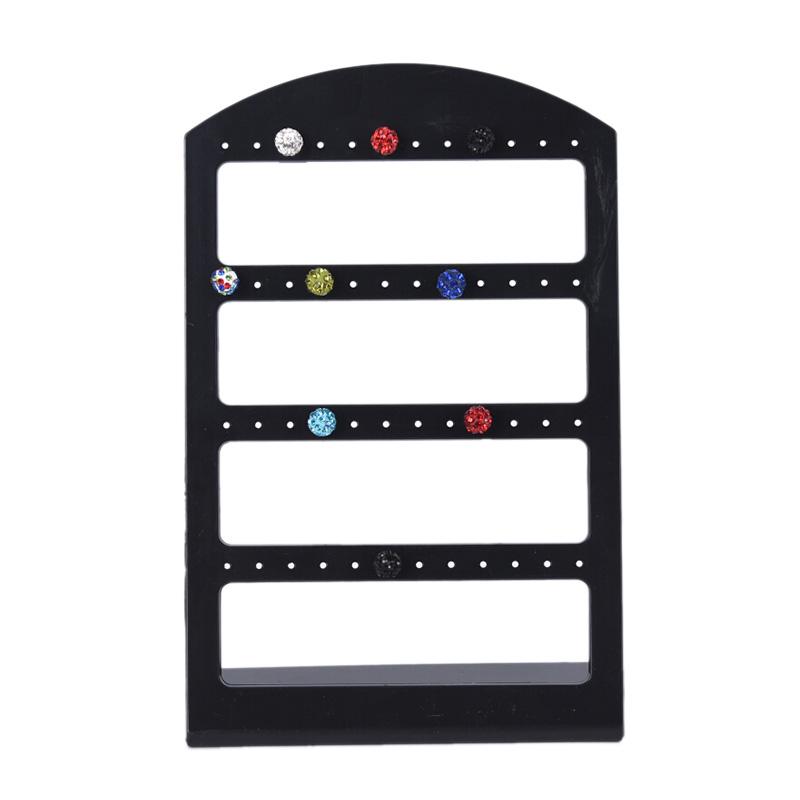 

24/48/72 отверстия органайзер для ювелирных изделий держатель подставка пластиковый витрина для сережек