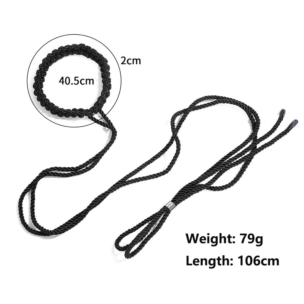 Adult Sex Toys Couple Sm Conditioning Abuse Rope Neck Set Adjustable Collar Bondage Sex Games Toys Spanking Rope