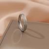 Light Luxury Feeling Titanium Steel Frosted Ring Feminine Temperament Minority Does Not Fade Ring Hand Jewelry Gift Creative
