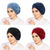 Pure Color Headscarf Hat With Floral Lace Design For Women Summer Winter Spring Fall