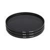 Lightdow Lens Filter ND2 ND4 ND8 3 In 1 Set Neutral Density Filter 49 52 55 58 62 67 72 77 82 for Nikon Sony Pentax Canon Camera