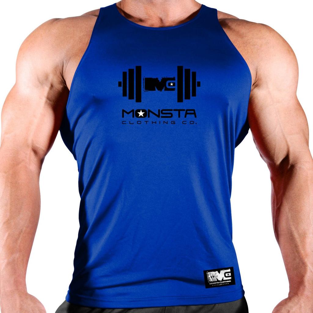 New Muscle Fitness Sports Quick Drying Vest Men's Basketball Vest Loose Elastic Sweat Absorbing Breathable T-shirt
