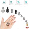 228pcs 304 Stainless Steel Computer Screws Kit For Hard Drive, Case, Motherboard, Fan, Cd Rom (with Storage Case)