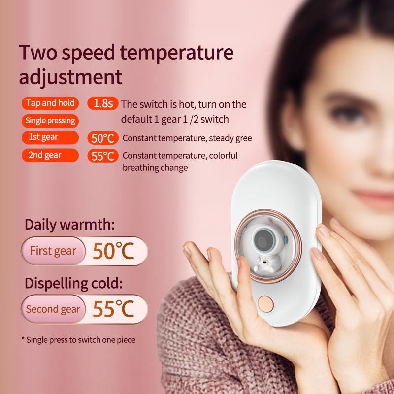 New Mini Portable Cute Spacesuit Hand Warmer Baby Travel Cartoon USB Rechargeable Winter Warming Accessory Ideal Halloween Gifts